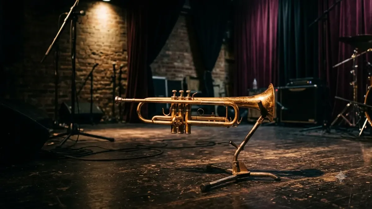 Trompeta en una escena de jazz